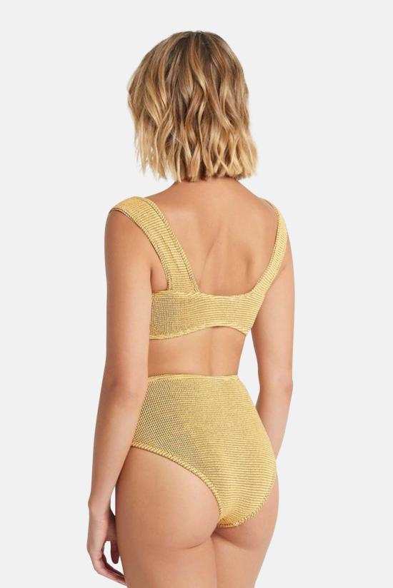  본드아이 비키니 수영복 본드 아이 소니 크롭 살구 - BOND EYE