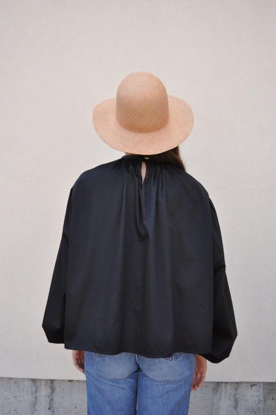  코코볼로 블라우스 포엣 스모크 블랙 - COCOBOLO