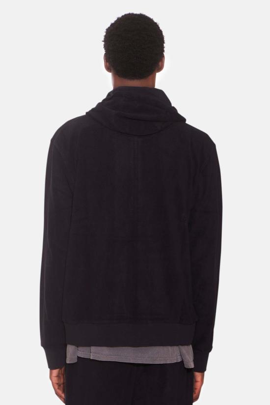  Blue&Cream 자켓 블루&크림 B&C 지퍼 후드 티셔츠 블랙 - BLUE&CREAM