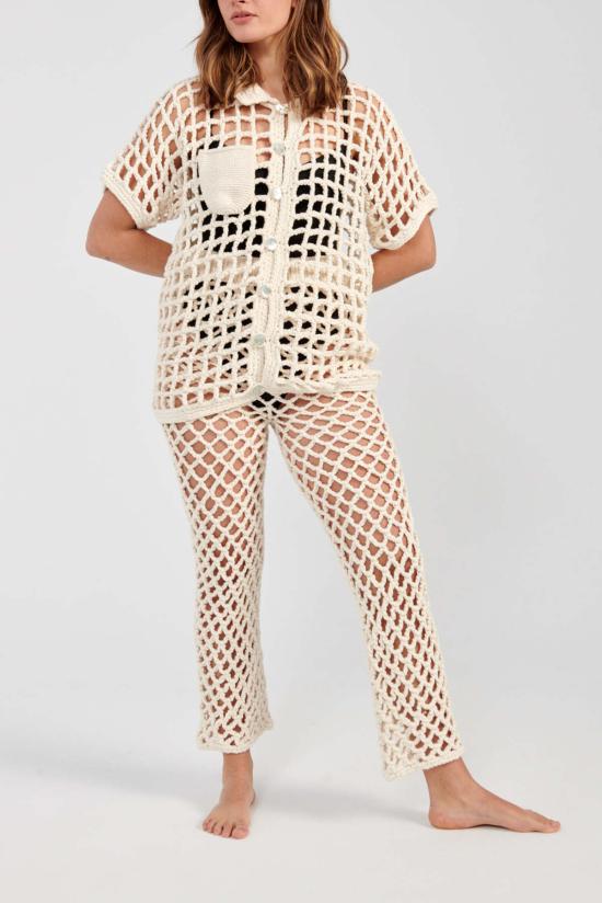  Nia Thomas 스트레이트 팬츠 시몬 팬트