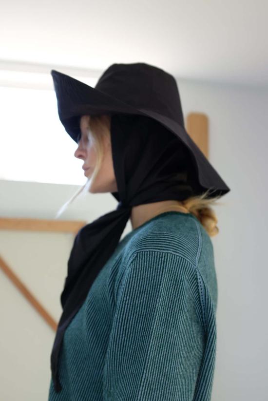  베클리나 버킷햇 스카프  블랙 - BEKLINA