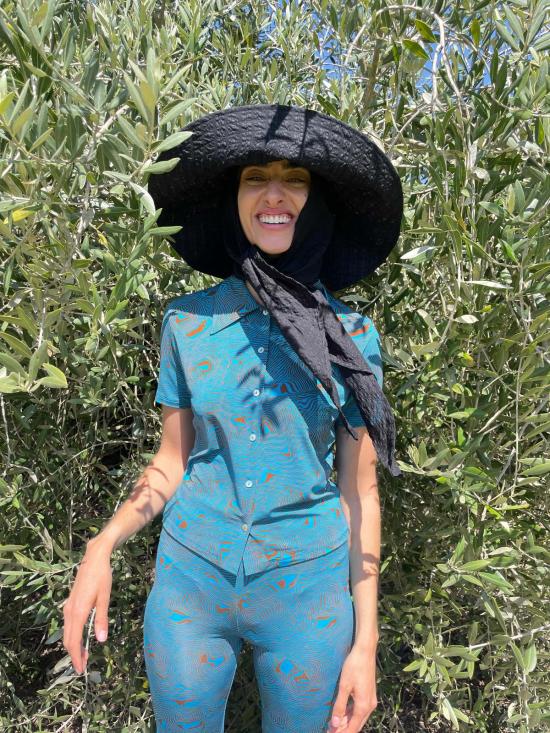  베클리나 버킷햇 스카프  블랙 - BEKLINA