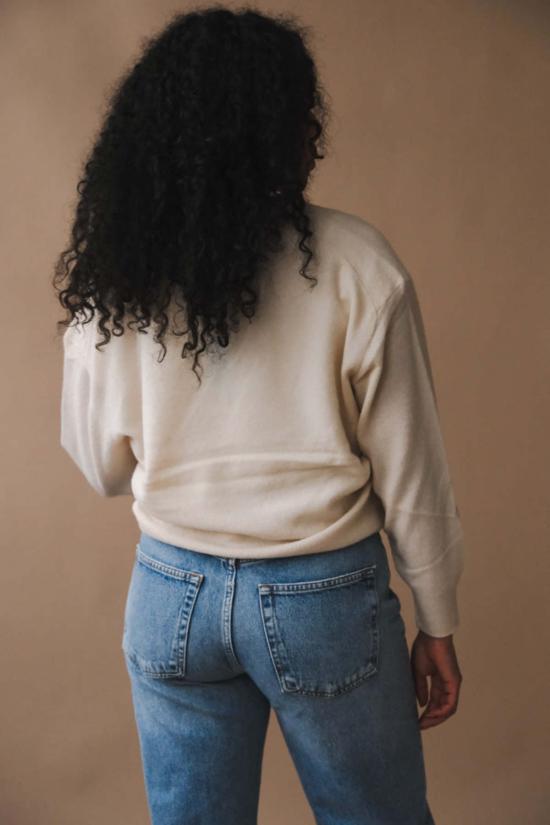  아메리칸 빈티지 스웨터 랙스  내추럴 크림 - AMERICAN VINTAGE