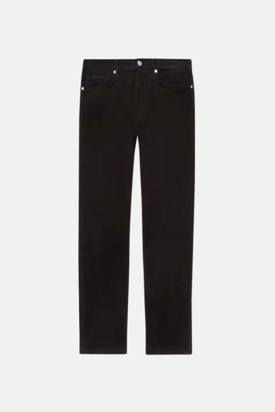  프레임 데님 팬츠 데님 L 옴 슬림 브러시드 트윌 진 누아르 블랙 - FRAME