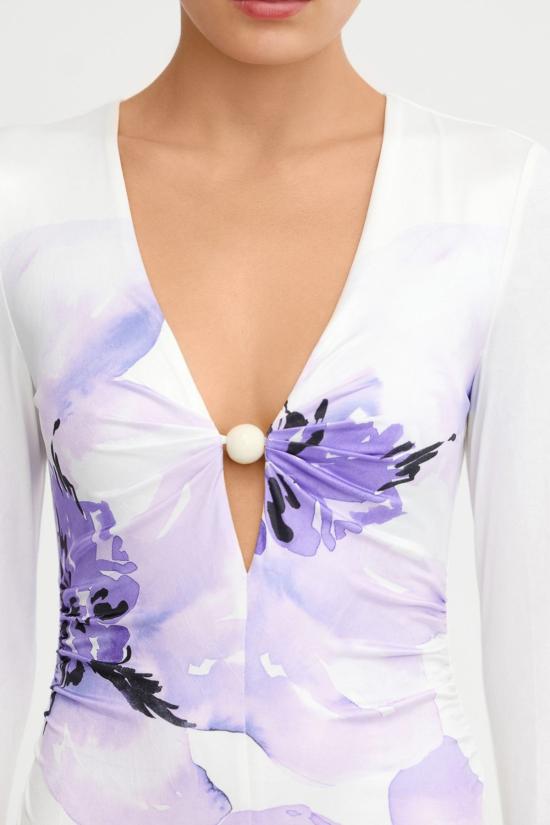  시그니피컨트 아더 롱 원피스 Significant Other Lena 롱슬리브 맥시 드레스 펄 보타닉 - SIGNIFICANT OTHER