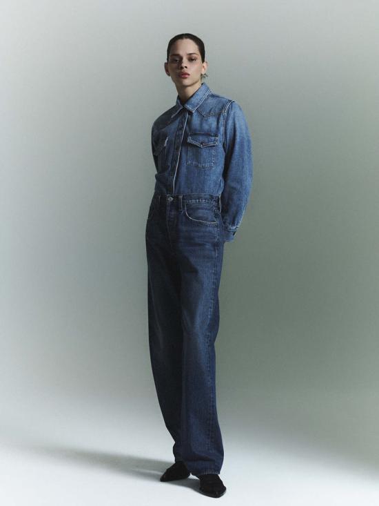  에이골디 데님 팬츠 아골드 켈리 진 에센스 - AGOLDE