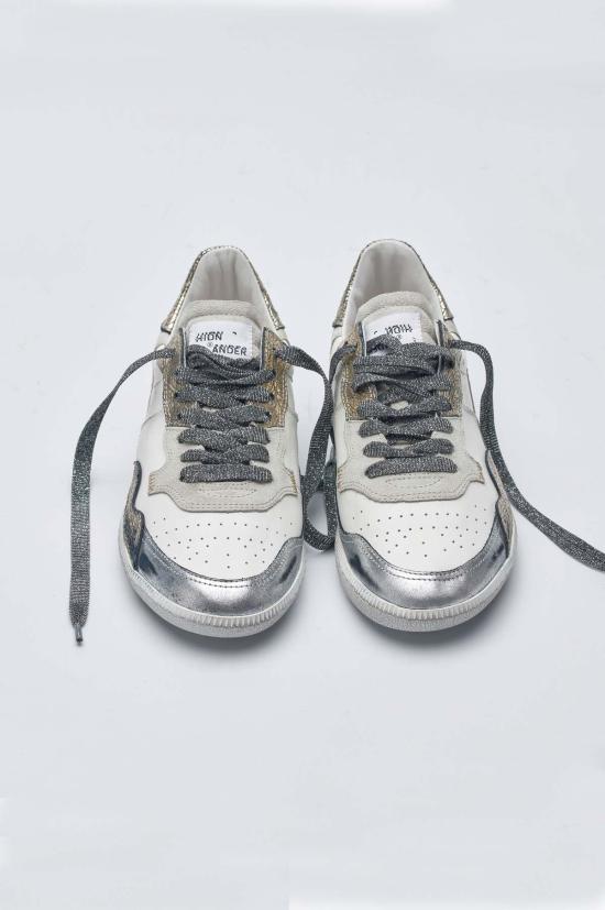  히드난더 뮬/슬리퍼 Hidn Ander Mega T  실버/화이트/골드 - HIDNANDER