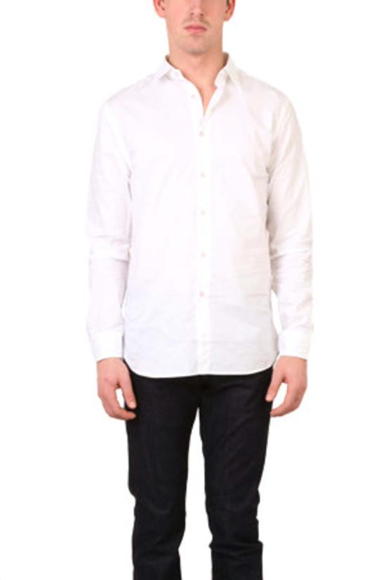  Shipley & Halmos 긴팔 셔츠 스톤 버튼 다운 탑 윈터 화이트 - SHIPLEY & HALMOS