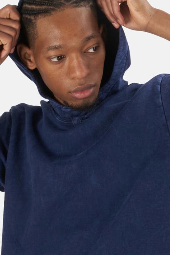  Blue&Cream 후드 티셔츠 블루&크림 햄튼 나이츠 반팔 후드 티셔츠 블루 미네랄 - BLUE&CREAM