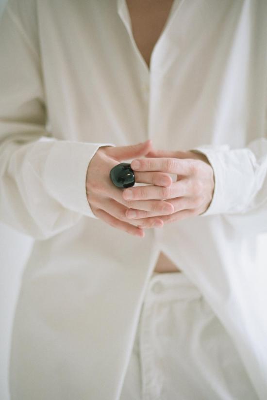  샤논 본드 반지 섀넌 본드 마스 링 블랙