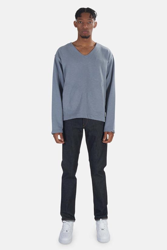  브랜드 블랙 스웨터 브랜드블랙 브랜드블랙 풀라스키 풀오버 토프 그레이 - BRAND BLACK