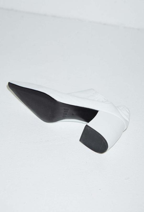  Dubié 부츠 두비에 푼타 하이힐 화이트 - OTHER BRANDS