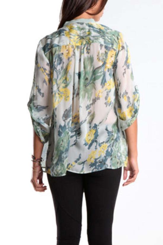  엘리자베스앤제임스 블라우스 엘리자베스 앤 제임스 도쿄 탑 쉬어 플로럴 - ELIZABETH AND JAMES