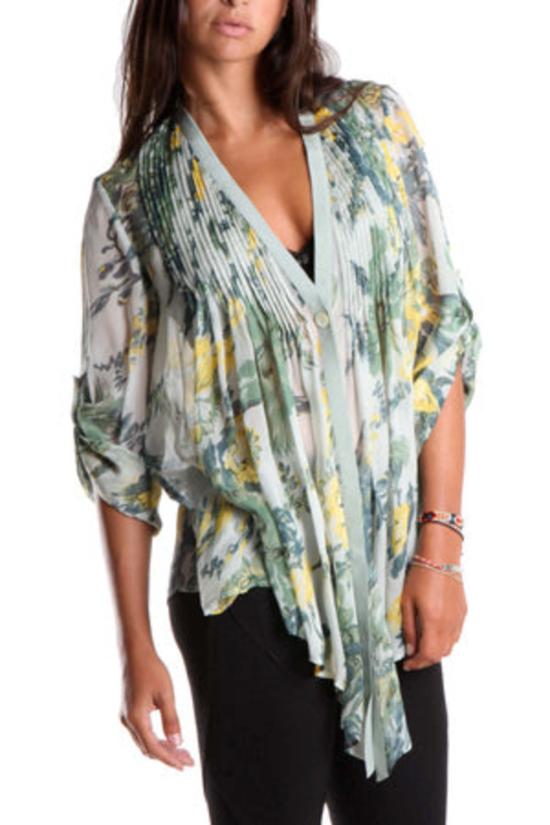  엘리자베스앤제임스 블라우스 엘리자베스 앤 제임스 도쿄 탑 쉬어 플로럴 - ELIZABETH AND JAMES