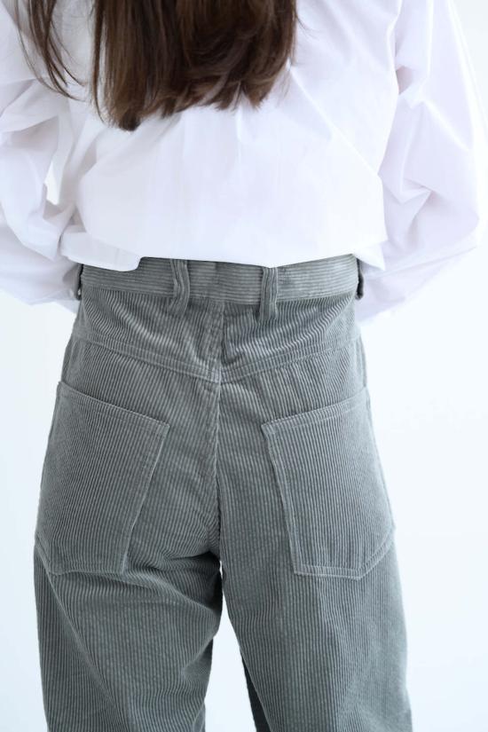  소피 드후레 스트레이트 팬츠 소피 도르 파비아 코듀로이 팬츠 세이지 - SOFIE D'HOORE