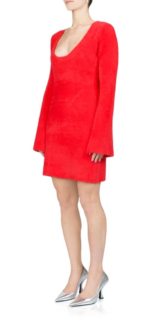  사이먼밀러 숏 원피스 사이먼 밀러 팝 드레스 모드 오렌지 - SIMONMILLER