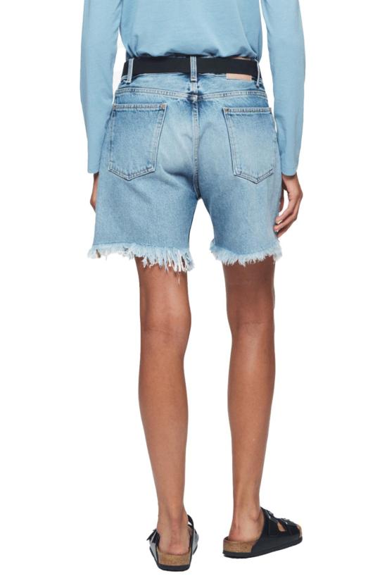  6397 데님 숏팬츠 느슨한 짧은 빛 사용됨 - 6397