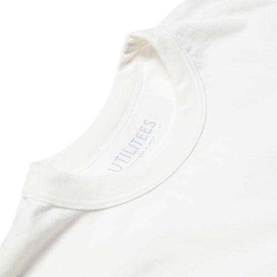  UTILITEES 반팔 티셔츠 유틸리티 화이트 5.5온스 루프휠 크루넥 티셔츠 화이트 - OTHER BRANDS
