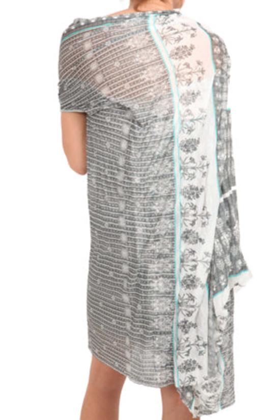  Yigal Azrouel 숏 원피스 프린트 Vj 드레스 그레이 - YIGAL AZROUEL