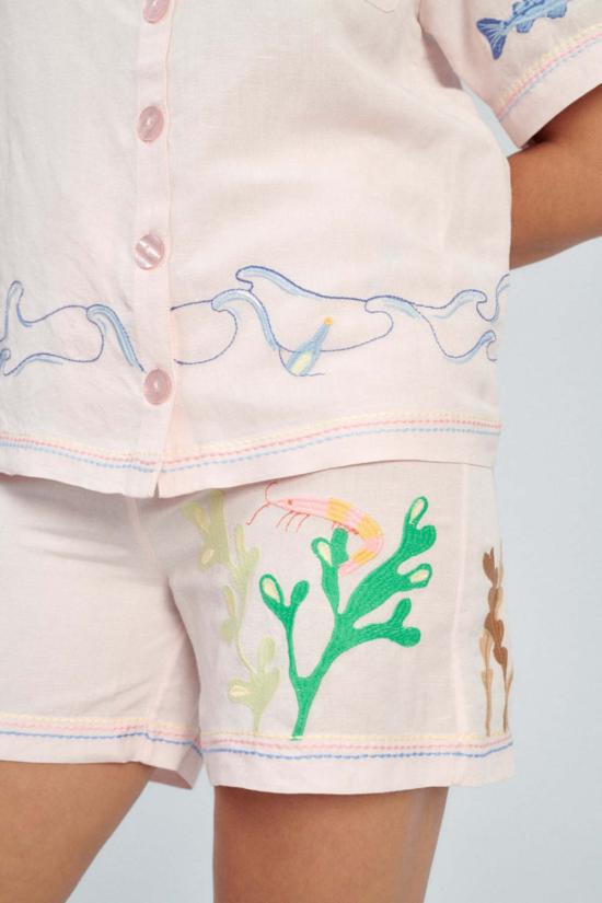  Helmstedt 숏팬츠 Aleta 반바지 라이트 핑크