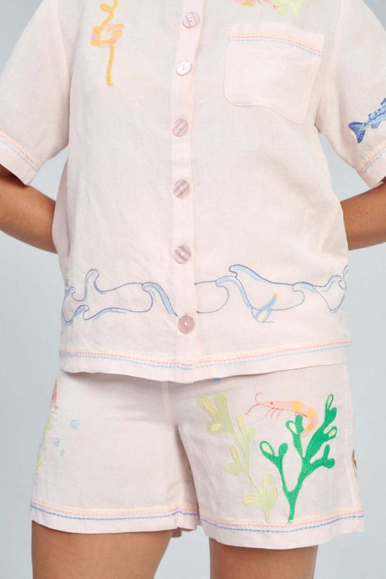  Helmstedt 숏팬츠 Aleta 반바지 라이트 핑크 - OTHER BRANDS