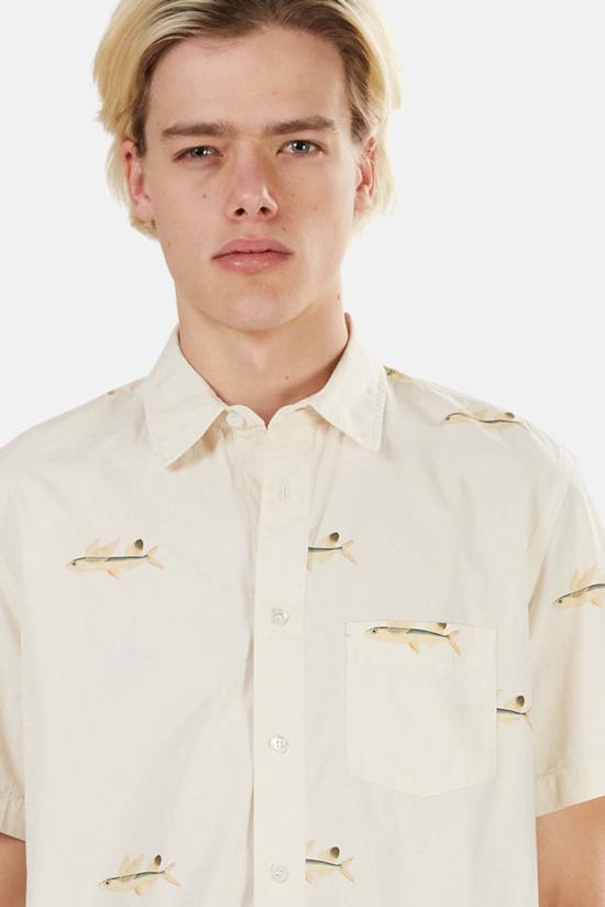  라파즈 반팔 셔츠 라파스 알레그레 프린트  플라잉 피쉬 - LA PAZ