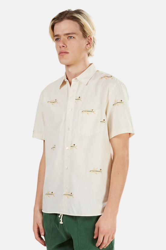  라파즈 반팔 셔츠 라파스 알레그레 프린트  플라잉 피쉬 - LA PAZ