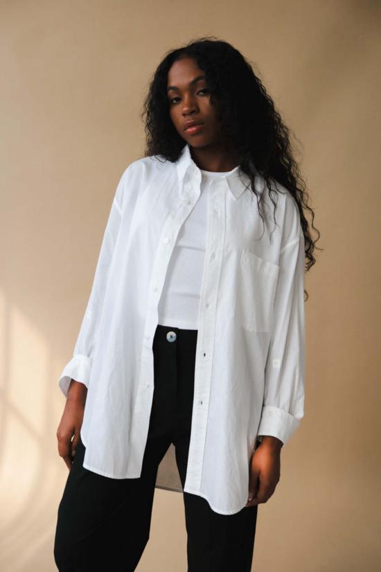  시티즌 오브 휴머니티 셔츠 Citizens Of Humanity Kayla 셔츠 Optic 화이트 - CITIZEN OF HUMANITY