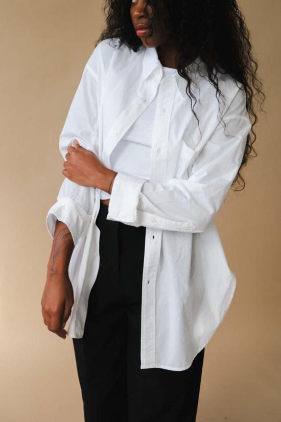  시티즌 오브 휴머니티 셔츠 Citizens Of Humanity Kayla 셔츠 Optic 화이트 - CITIZEN OF HUMANITY