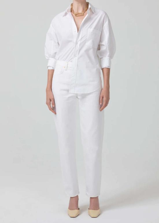  시티즌 오브 휴머니티 셔츠 Citizens Of Humanity Kayla 셔츠 Optic 화이트 - CITIZEN OF HUMANITY