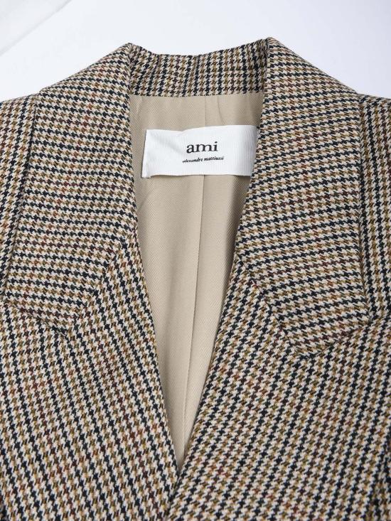  아미 자켓 더블브레스트 재킷 샴페인/블랙 - AMI