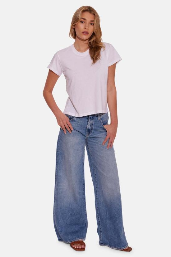  더 타일 클럽 반팔 티셔츠 타일 클럽 베베 럭스 티 화이트 - THE TILE CLUB