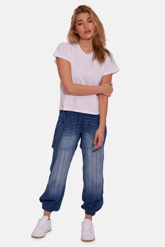  더 타일 클럽 반팔 티셔츠 타일 클럽 베베 럭스 티 화이트 - THE TILE CLUB