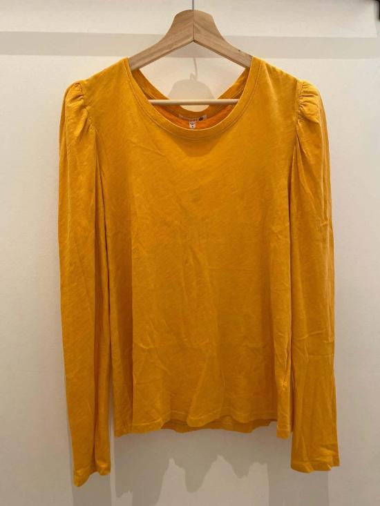  썬드라이 긴팔 티셔츠 잡드리 퍼프 슬리브 Ls 티셔츠 - SUNDRY