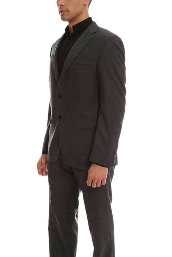  사이먼 스퍼 수트 자켓 Simon Spurr 플란넬 투버튼 노치 블레이저 - SIMON SPURR