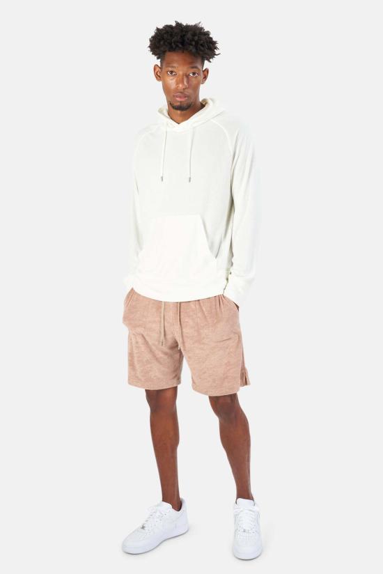  Blue&Cream 후드 티셔츠 블루&크림 풀 테리 풀오버 후드 티 쉬크 크림 - BLUE&CREAM