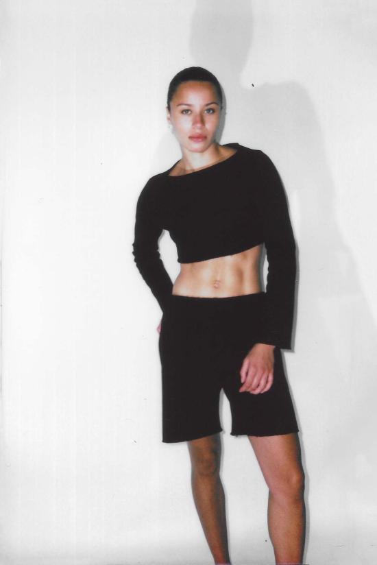  질 로드리게즈 숏팬츠 길 로드리게스 조던 플리스 숏 블랙