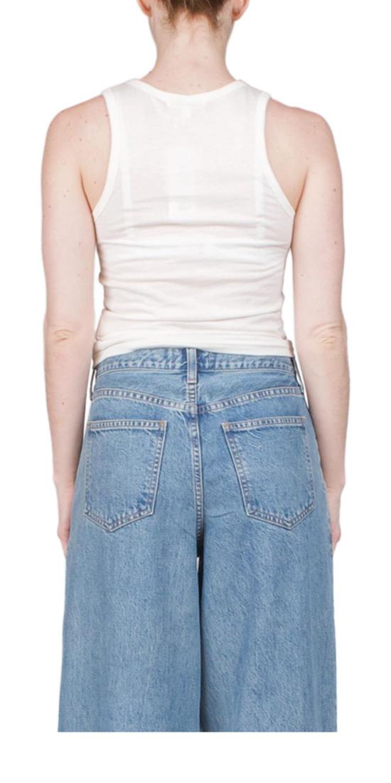  에태르네 민소매 티셔츠 에테르네 피티드 탱크 아이보리 - ETERNE