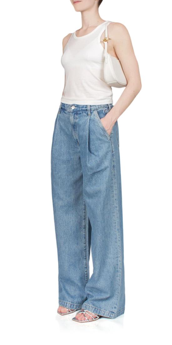  에태르네 민소매 티셔츠 에테르네 피티드 탱크 아이보리 - ETERNE