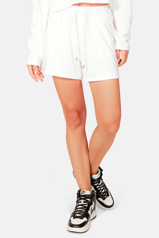  블루&크림 숏팬츠 샘 숏 쇼츠 화이트