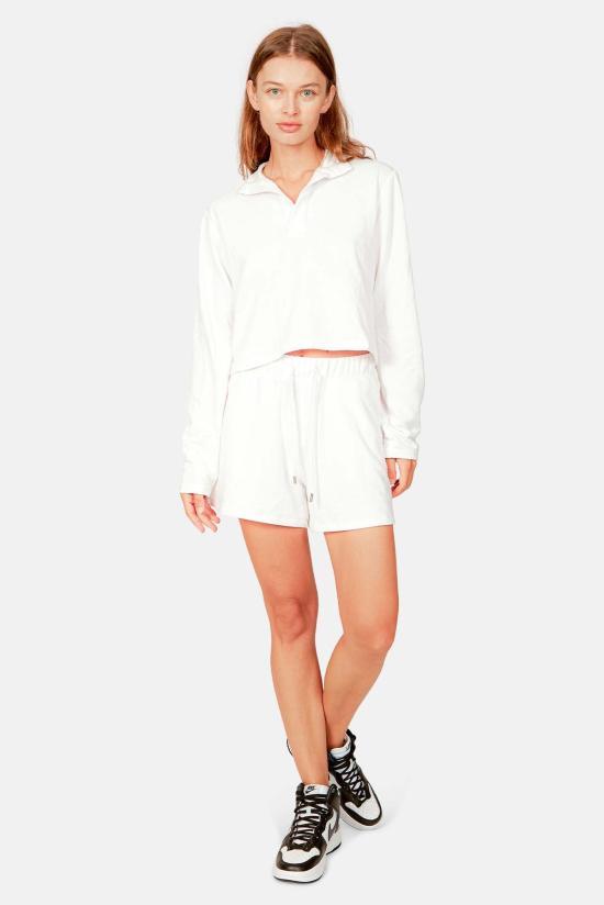  블루&크림 숏팬츠 샘 숏 쇼츠 화이트 - BLUE&CREAM