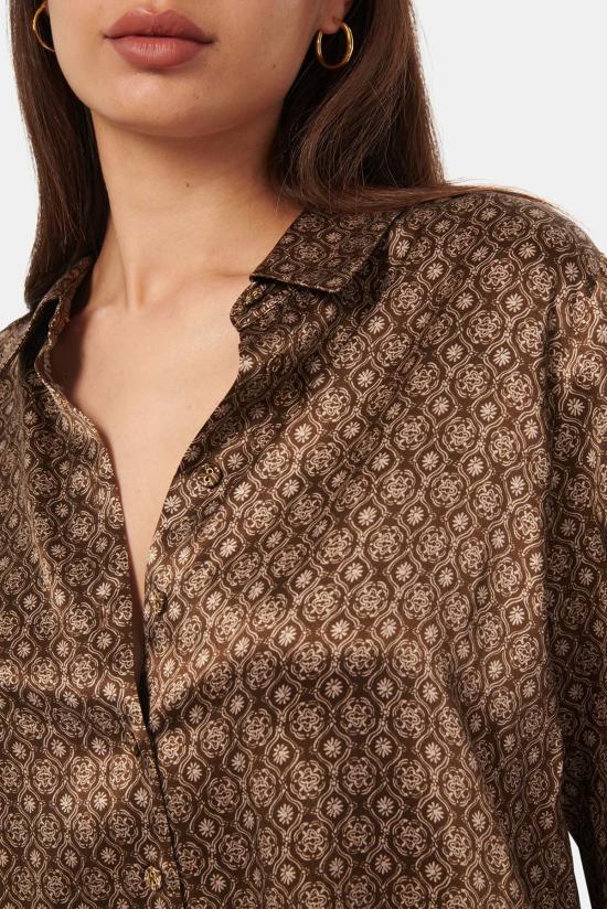  카미 뉴욕 블라우스 캐미 NYC 베로니크  치커리 모자이크 - CAMI NYC