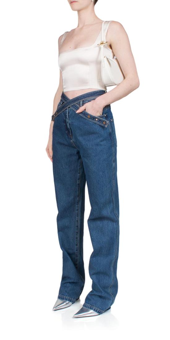  패리스 조지아 데님 팬츠 파리 조지아 조 진 인디고 - PARIS GEORGIA