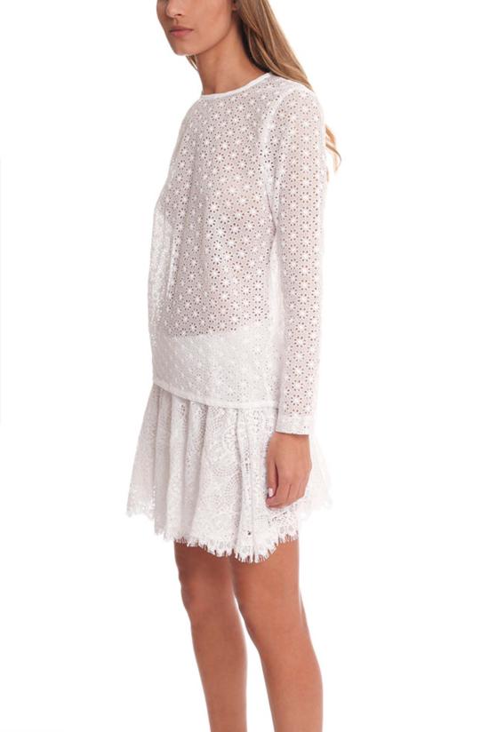  로제나 블라우스 Roseanna 매기 체이스 탑 블랑 - ROSEANNA