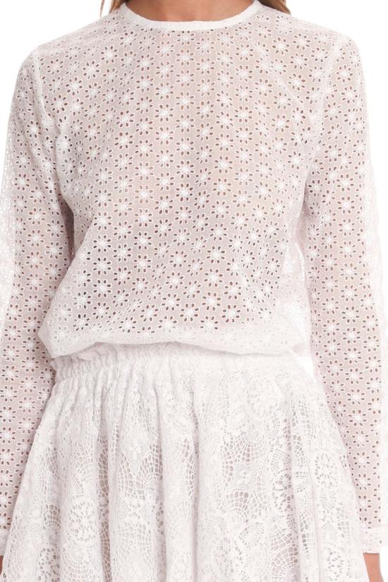  로제나 블라우스 Roseanna 매기 체이스 탑 블랑 - ROSEANNA