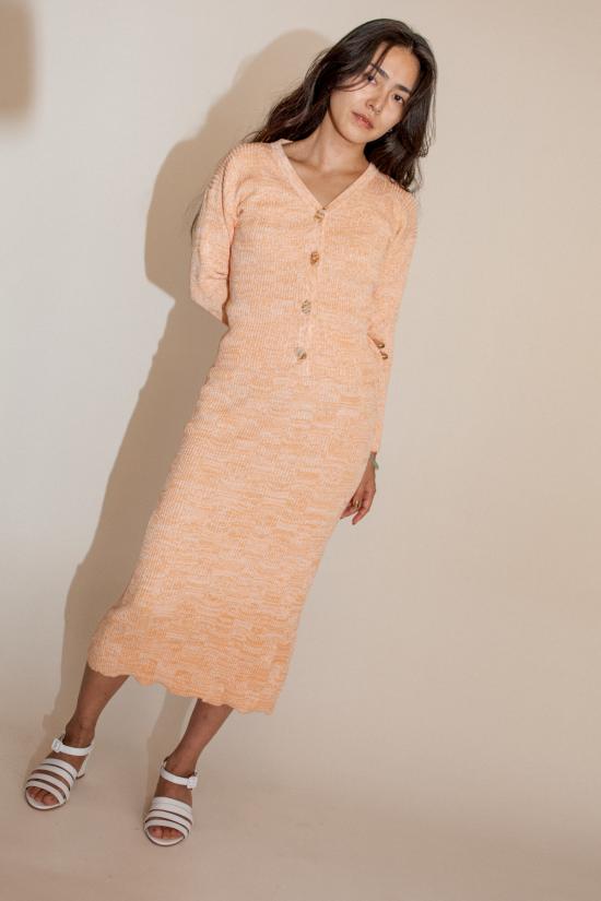  모즈 모즈 미디 스커트 모즈모즈샤인 스커트 피치