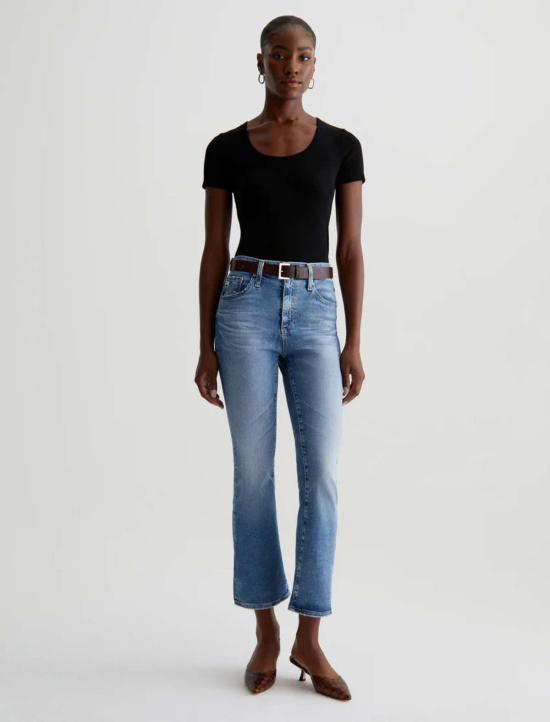  아드리아노 골드슈미드 데님 팬츠 Ag Jeans Ag Farrah Boot Crop 20년 Trifecta