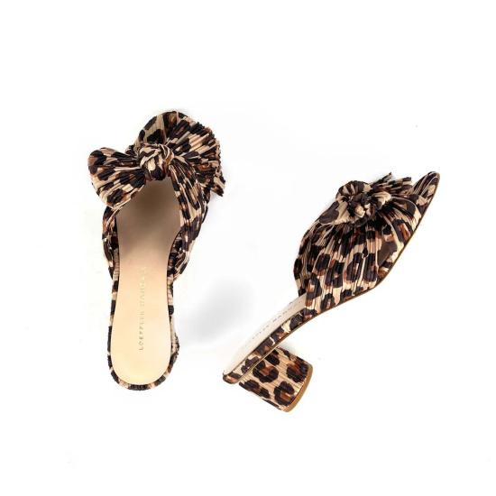  로플러랜달 뮬/슬리퍼 뢰플러 랜달 에밀리아  레오파드 - LOEFFLER RANDALL