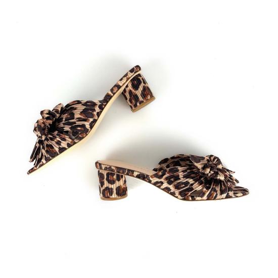  로플러랜달 뮬/슬리퍼 뢰플러 랜달 에밀리아  레오파드 - LOEFFLER RANDALL