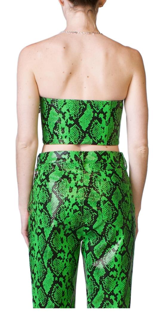  사이먼밀러 민소매 티셔츠 사이먼 밀러 트위스터 탑 그래스 그린 - SIMONMILLER